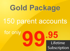Package Gold (150 Parent Accounts)